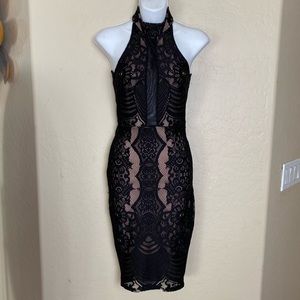 Windsor/ Lace Halter Dress